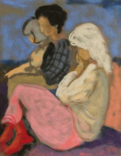Women Sitting by Clemens Kindling