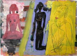 Three Women by Mohamed Abla